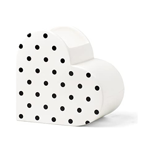 Jarrón Corazón Kate Spade, Blanco