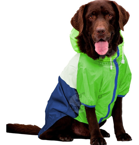 Piloto Lluvia Perros Forrado Talle 6 Pitbull Boxer Weimi