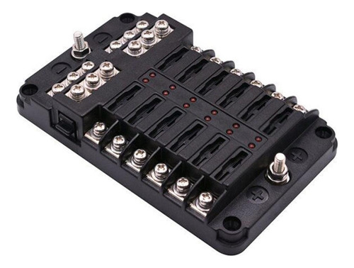1 Conjunto De Suporte De Fusível Automotivo De 12 Vias, De