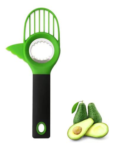 Cortador De Aguacate Hass Verde Pequeño Negro Mmg