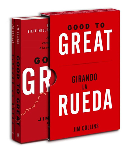 GOOD TO GREAT + GIRANDO LA RUEDA: Estuche, de Jim Collins. 8417963194, vol. 1. Editorial Editorial Ediciones Urano, tapa blanda, edición 2021 en español, 2021