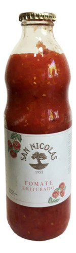 Tomate Triturado Orgánico - San Nicolás - Botella 1l
