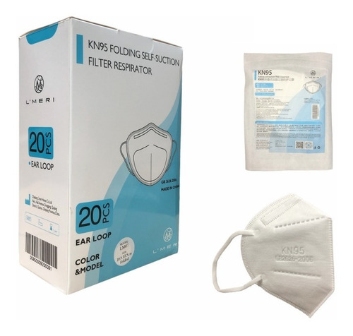Imagen 2 de 10 de Cubrebocas Kn95 5 Capas Certificación Fda 100 Piezas