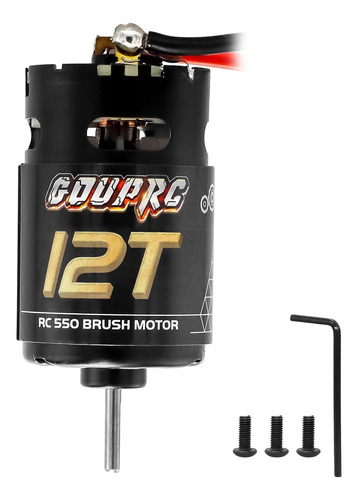 Gouprc 550 12t Motor Cepillado Para Traxxas 1:10 Rc Crawler