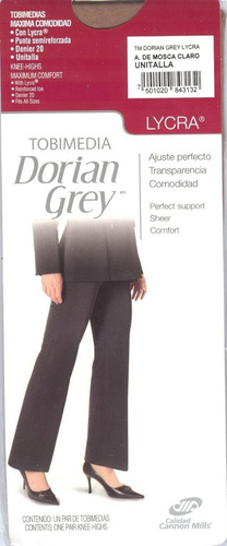 6 Pares Tobimedias Lycra Dorian Grey