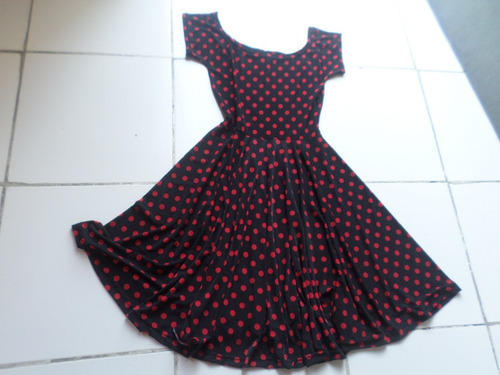 Imagen 6 de 10 de Vestido Pin Up Plato Seda Fría Todos Los Talles