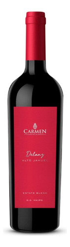 Pack De 12 Vino Tinto Carmen Delanz Alto Jahuel Blend 750 Ml