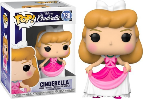 Cinderella - Cenicienta Vestido Rosado Funko Pop!