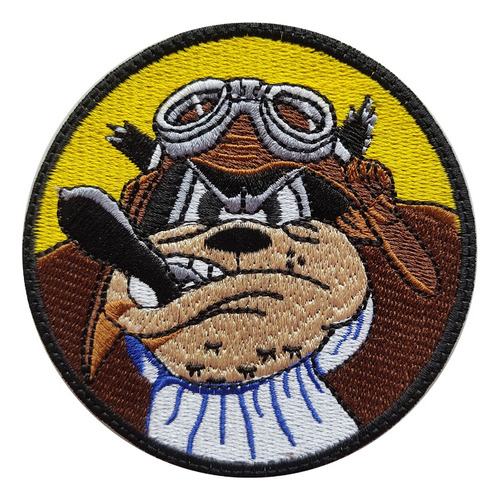 Parche Bordado Wwii Us 603rd Bomber Squadro Fierce Dog Perro