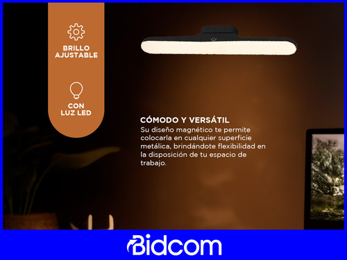 Lámpara De Escritorio Led Magnética Gadnic Luz Táctil