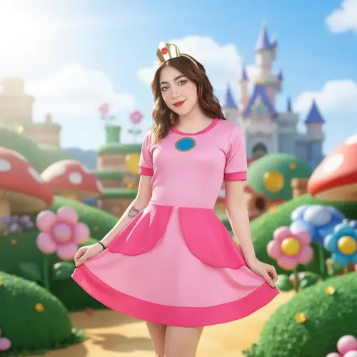 princess peach adult dress Disguise Womens Nintendo Super Mario Bros.Princess Accessory Kit Sized Costumes, Gold/Red/Green/White, One Size US : Clothing, Shoes & Jewelry youll be the belle of the ball Disguise Princess Peach Costume, Official