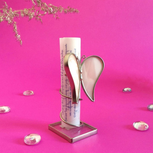 Imagen 2 de 2 de Figura Mariposa Alta Para Invitación (portapergamino)