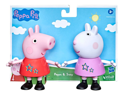 Pack Figuras Peppa Pig Peppa Y Suzy 15 Cm Universo Binario