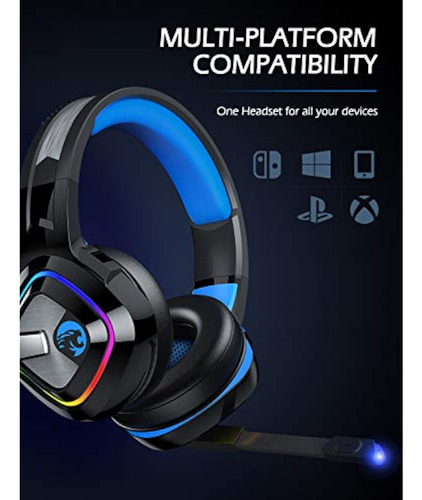 Ziumier Auriculares Para Juegos Ps4, Auriculares