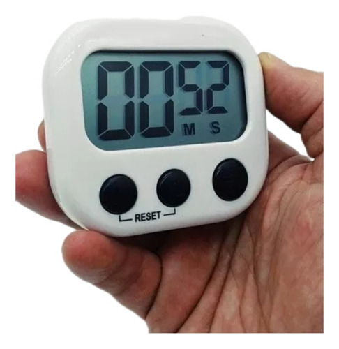 Timer Digital Cronometro Progressivo Regressivo Branco/preto