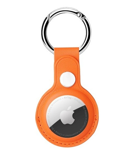 Funda Compatible Apple Airtag Localizador Perro Gato Naranja