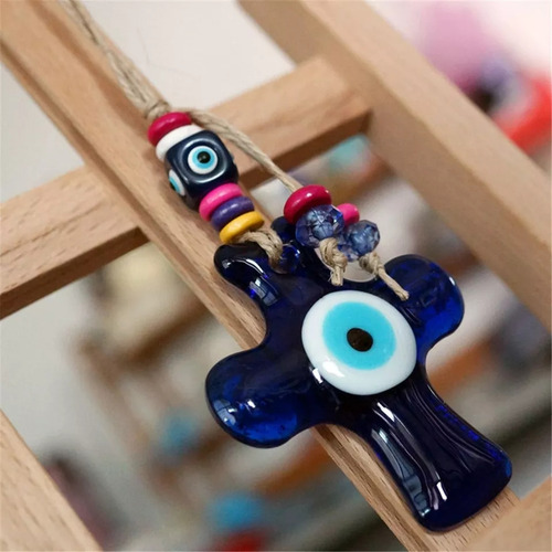 Imagen 2 de 3 de Colgante Decorativo Con Ojo Turco Ideal Para El Carro