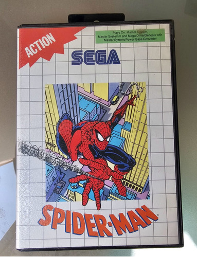 Spiderman Cartucho En Caja  Sega Master Sytem Buen Estado