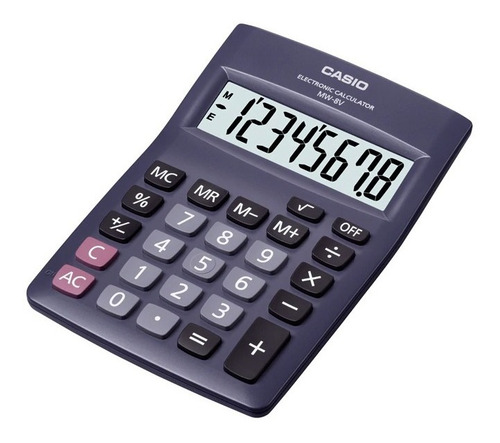 Calculadora Casio Escritorio Mw-8v-bk