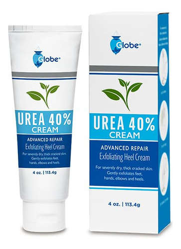 Globe Crema De Urea 40%  (4 Oz) Hidratacion Intensiva Para