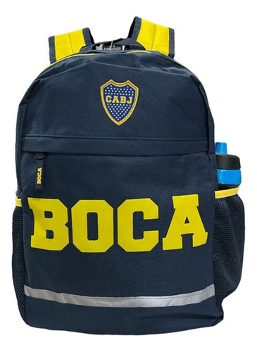 Mochila Deportiva Boca Juniors 17 Pulgadas Licencia Oficial 