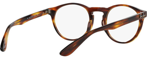 Gafas De Prescripción Ray-ban Rx5283 Havana 49mm