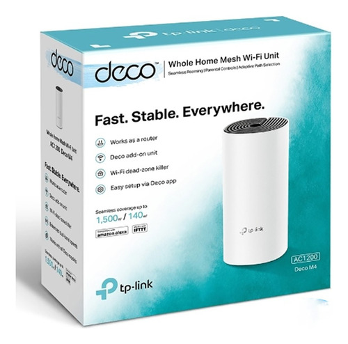 Deco M4 Sistema Mesh Gigabit Para Toda La Casa Ac1200 Tplink