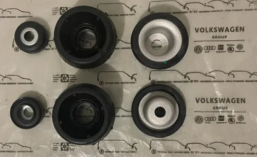 2 Tapa Y Base Amortiguador Jetta A4 Clasico Vento Gol Beetle