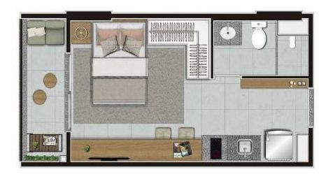 Studio Residencial Para Venda, Campo Belo, São Paulo - St7066. - St7066-inc