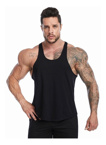 Camiseta Tank Top P/hombre Estampada P/gym Fitness