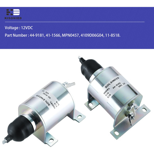 44-9181 Solenoide De Corte De Combustible 41-1566 Mpn0457
