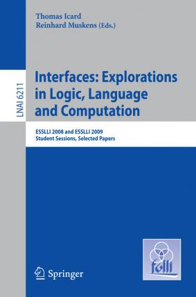 Libro Interfaces: Explorations In Logic, Language And Com...