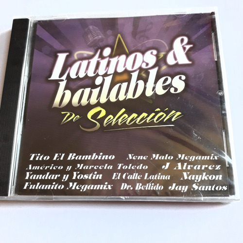 Cd  Latinos Tito El Bambino, Yandar Y Yostin  Nuevo Sellad0