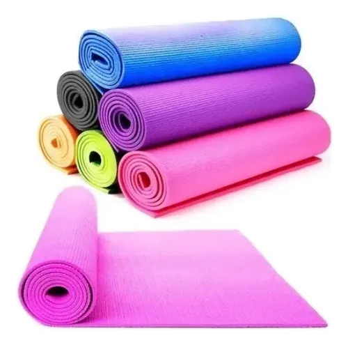 Colchoneta Yoga Mat Con Bolso-pilates Gimnasia Yogamat 4mm Color Verde