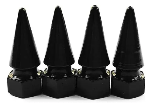 comprar Set 4 Tapas De Válvulas Para Autos, Motos 32mm Negro