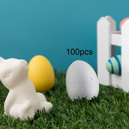 100 Piezas De Espuma De Pascua Huevos Falsos Huevos En