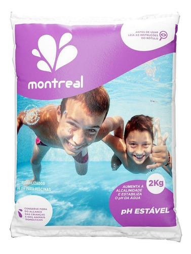 Saco Estabilizador De Ph Estável Para Piscinas 2kg Montreal