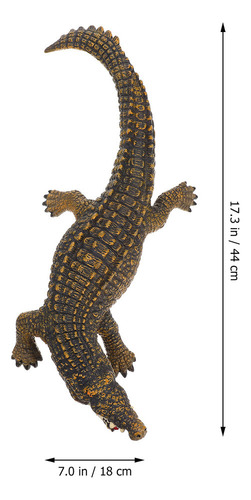 Modelo Animal Simulado Con Figura De Cocodrilo