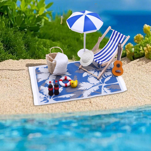 Beach Miniature Dollhouse Decoration Silla Toyes En