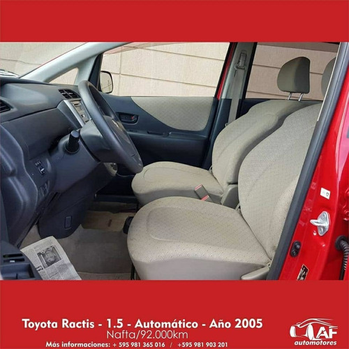 Imagen 7 de 7 de Toyota Ractis 4x2 Aut