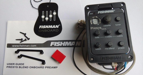 Preamplificador Fishman P. Blend 301 Mic P/acustica/criolla.