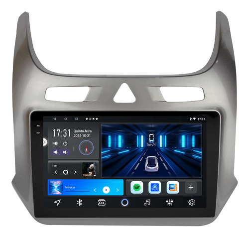 Multimidia Cobalt 2012/2023 Android 14 2gb Carplay 9p Qled