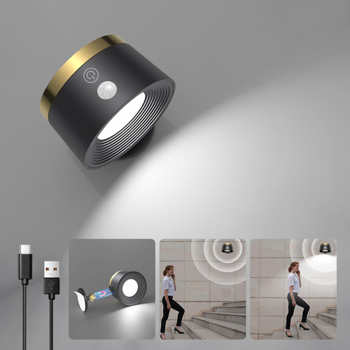 Luz Led De Pared Con Sensor Mejorado, Lampara De Pared De Ro