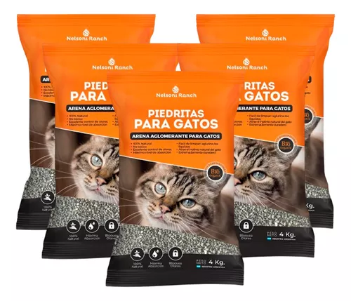 Arena Aglomerante Para Gatos Bentonita Monkcat X 12 Kg