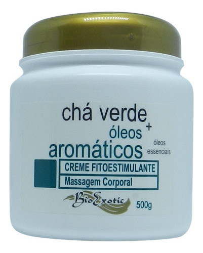 Creme Fitoestimulante Chá Verde Ól Aromáticos 500mlbioexotic