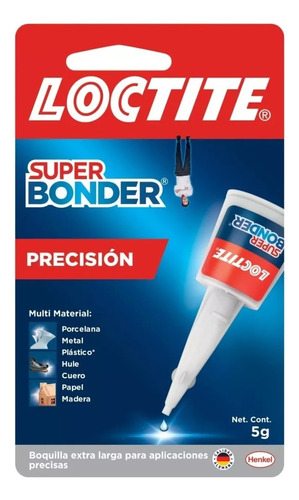 Pegante Super Bonder Precision Loctite 5g