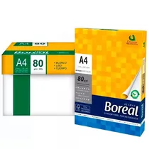 Comprar Resma A4 Boreal Caja X 10 Resmas 80g Blanco + Calidad 