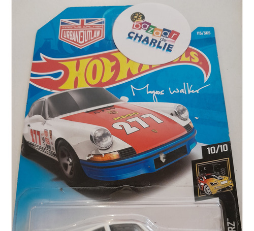 Hot Wheels | 2017 | '71 Porsche 911 Blanco Base Azul