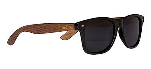 Woodies Gafas De Sol De Madera De Nogal Con Lente Polarizada