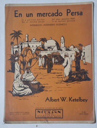 Albert W. Ketelbey En Un Mercado Persa (partitura) 